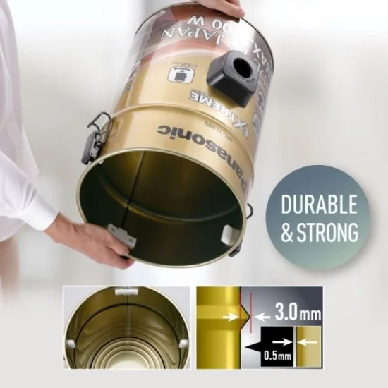 Panasonic Detachable Drum Vacuum Cleaner 2400 Watts 21 Liters